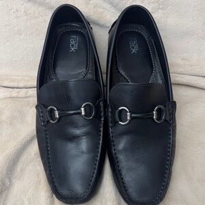 Men's Black Leather  Loafers size 10M